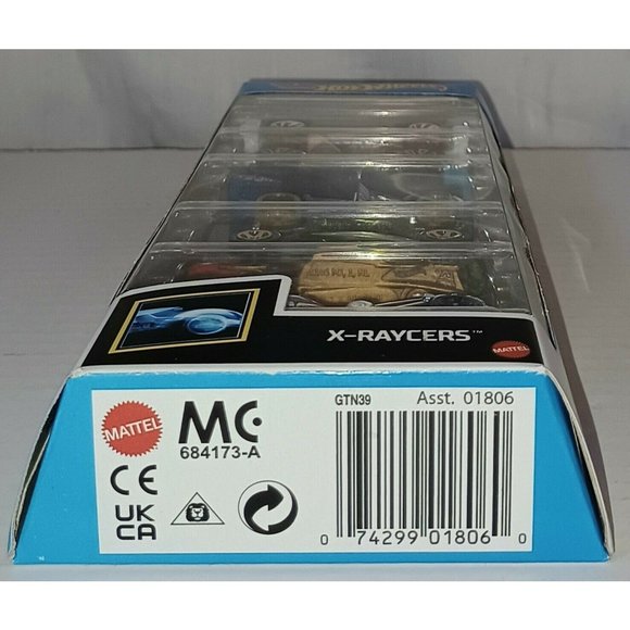 NEW Hot Wheels X-Raycers 5 Piece Pack Car Gift Set Lot 1:64 Die-Cast Mattel - Picture 7 of 7